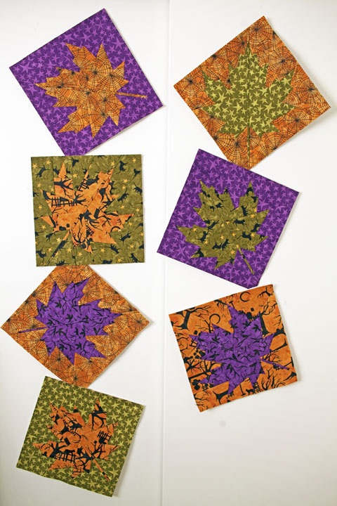 Fall Maple Leaves Quilt Pattern