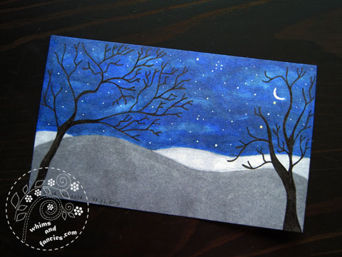 icad 2015 - Night Sky Painting | Whims And Fancies