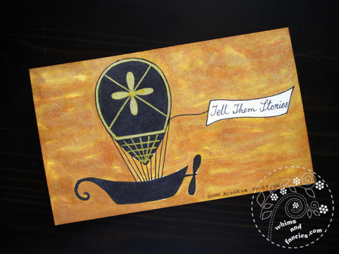 icad 2015 - Steampunk Hot Air Balloon Painting | Whims And Fancies