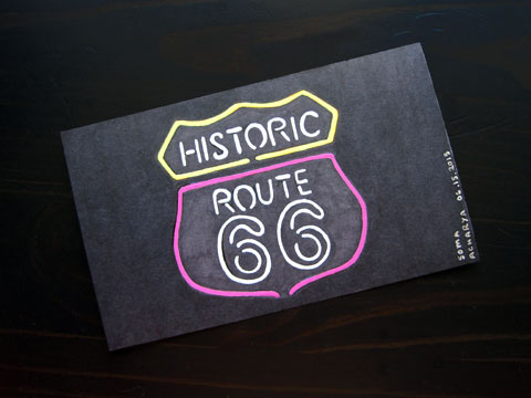 Icad 2015 - Route 66 Neo Sign | Whims And Fancies