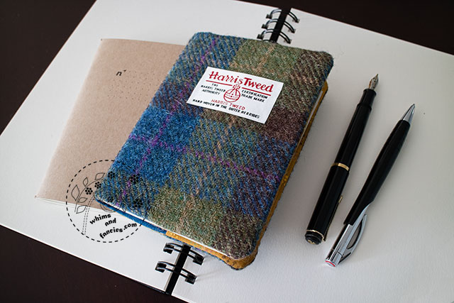 Harris Tweed Journal Notebook Cover | Whims And Fancies