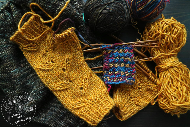 Knitting WIPs | Whims And Fancies