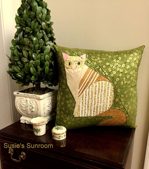 Striped Tabby Cat Quilt Pattern | Whims And Fancies