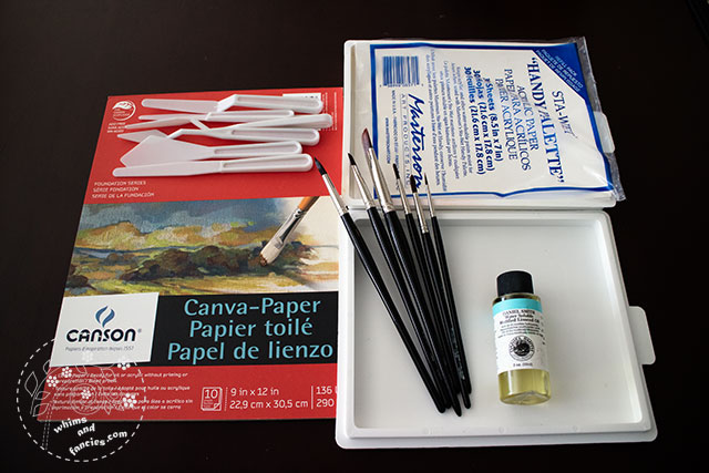Water Soluble Oil Painting Supplies | Whims And Fancies - using Daniel Smith Water Soluble Oil Paints