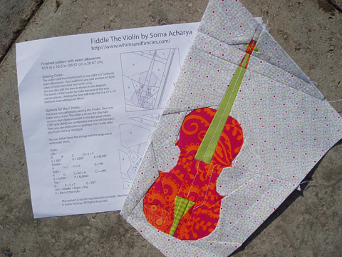 Violin Quilt Pattern