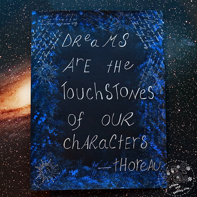Dreams Are The Touchstones Of Our Characters Thoreau - Dreaming Into The Night | Whims And Fancies