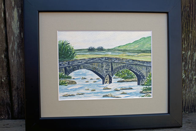 Stone Bridge, Mull, Scotland, Watercolour Painting | Whims And Fancies