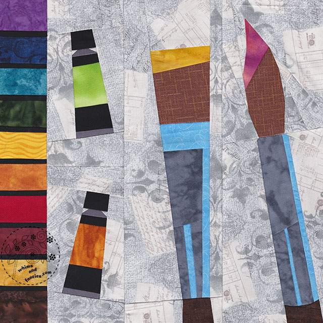 Artist Paintbox Quilt Pattern | Whims And Fancies