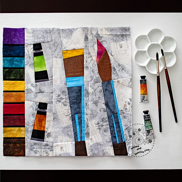 Artist Paintbox Quilt Pattern | Whims And Fancies
