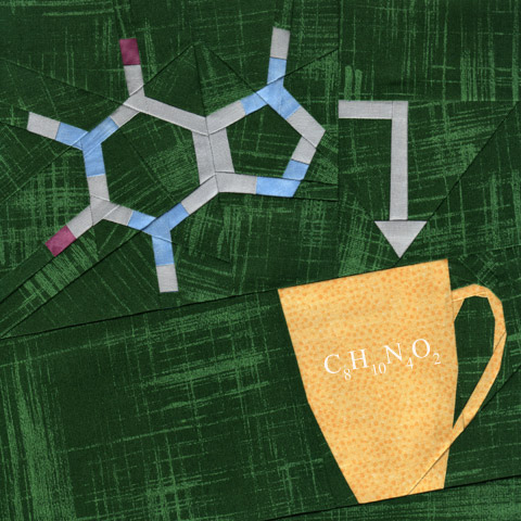 Caffeine Chemistry Quilt Pattern