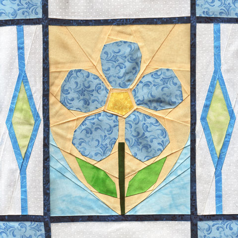 Irish Flax paper piecing quilt pattern