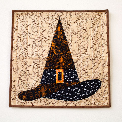 Halloween Witch Hat Quilt Pattern