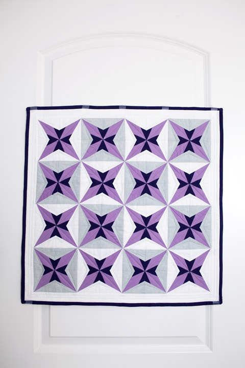 Purple Star Quilt Pattern