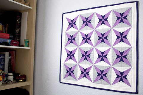Purple Star Quilt Pattern | Whims And Fancies