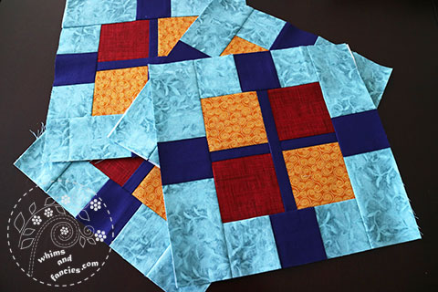 Squares And Plus Quilt | Whims And Fancies