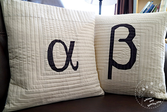Greek Letters Quil Pattern | Whims And Fancies
