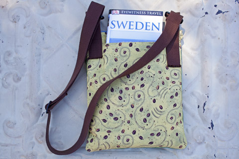 Crossbody Hand Bag With Coffee Pattern | Whims And Fancies