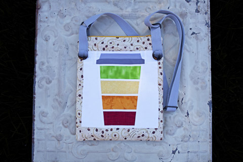 Shoulder Hand Bags With Coffee Pattern | Whims And Fancies