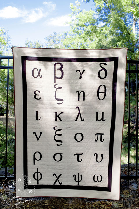 Greek Letters Quilt Patterns | Whims And Fancies