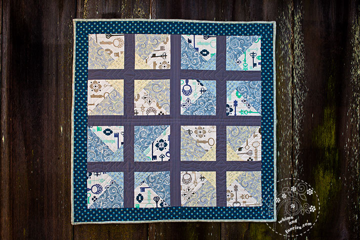 Half Square Triangle Pinwheel Quilt Pattern | Whims And Fancies