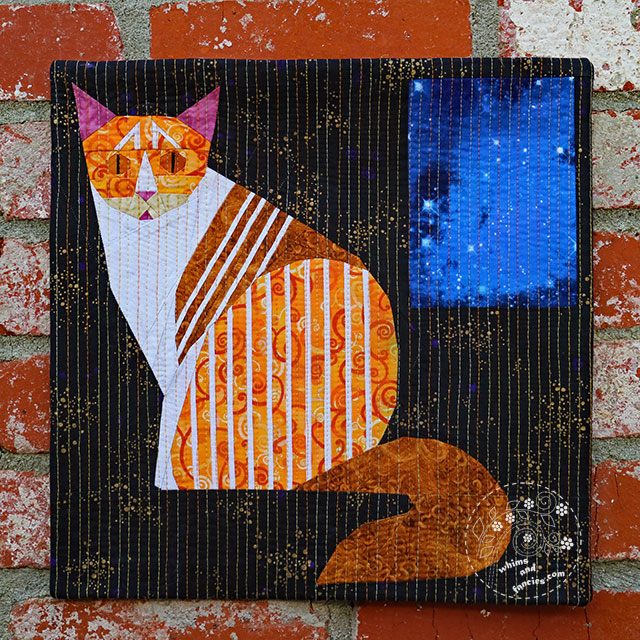 Striped Cat Quilt Pattern | Whims And Fancies