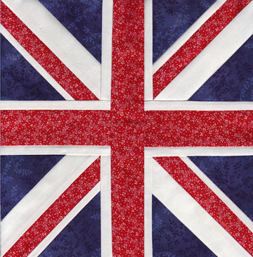 Union Jack Quilt Pattern