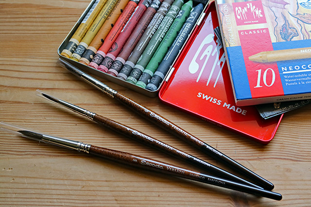 Neocolour II and Escoda Versatil Watercolour Brushes | Whims And Fancies