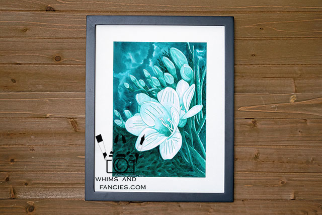 Flowers Of The Deep Sea Floral Art Print | whimsandfancies.com