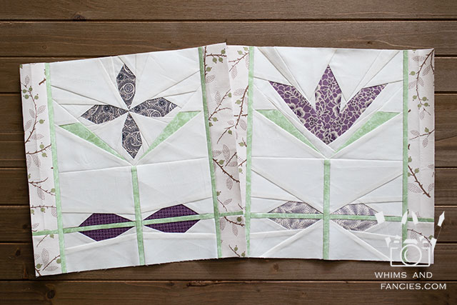 Stained Glass Flower Quilt Pattern | Whims And Fancies