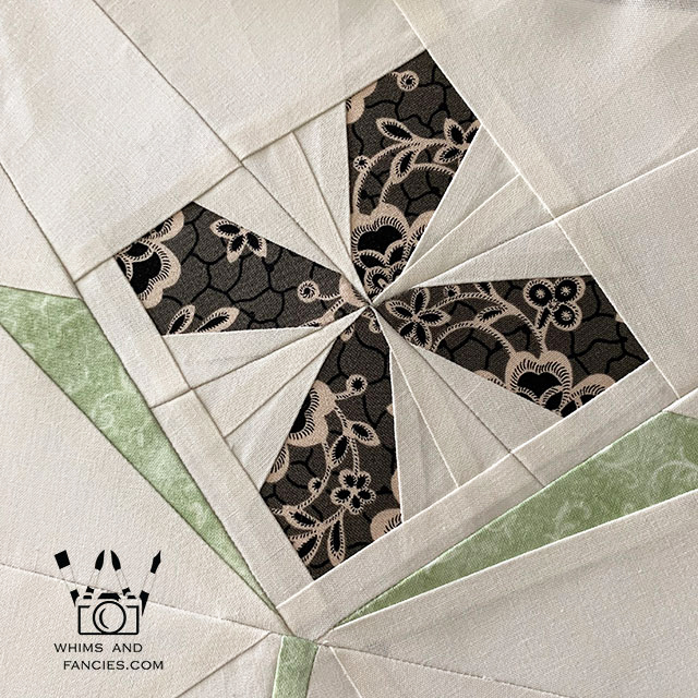 Downton Abbey Stained Glass Flower Quilt Pattern | Whims And Fancies